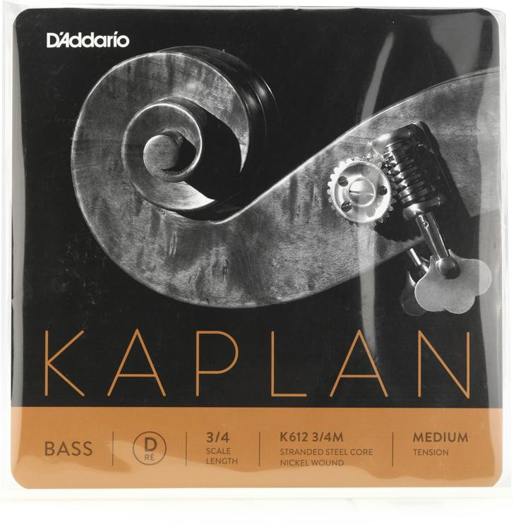 D'Addario K612 Kaplan Double Bass D String 3/4 Scale Sweetwater