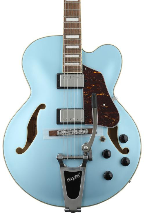 Ibanez Artcore AFS75T - Steel Blue Flat | Sweetwater