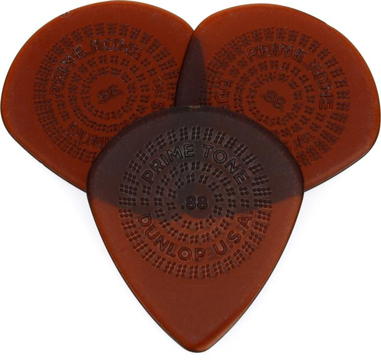 Dunlop 520P088 Primetone Jazz III XL Grip Guitar Picks 0.88mm 3pack