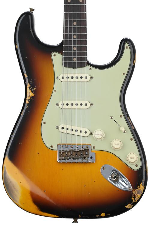 Fender Custom Shop 1960 Stratocaster Heavy Relic - Faded/Aged 3-Color ...