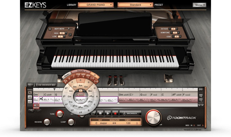 Toontrack EZkeys钢琴作曲软件和虚拟钢琴图像1