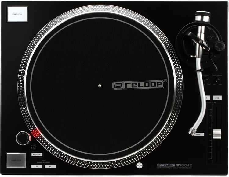 Reloop RP-7000 MK2 Direct Drive Turntable - Black | Sweetwater