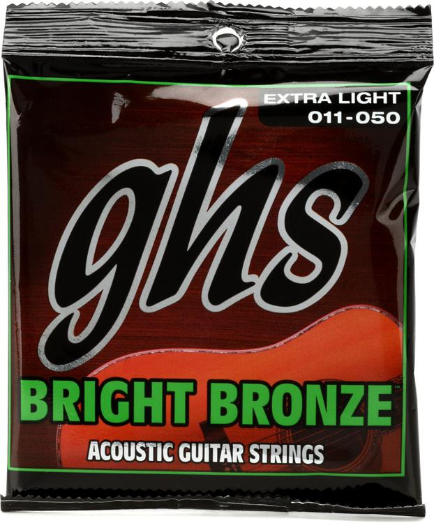 GHS BB20X Bright Bronze 80/20 Bronze Acoustic Guitar Strings .011