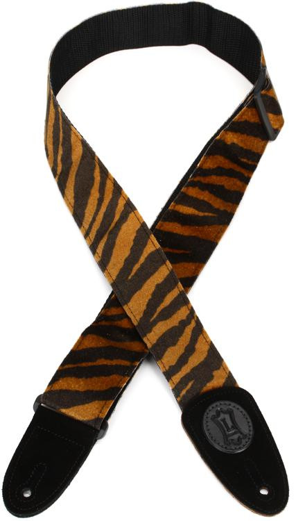 Levy's MSSF8 Faux Fur Guitar Strap - Tiger | Sweetwater