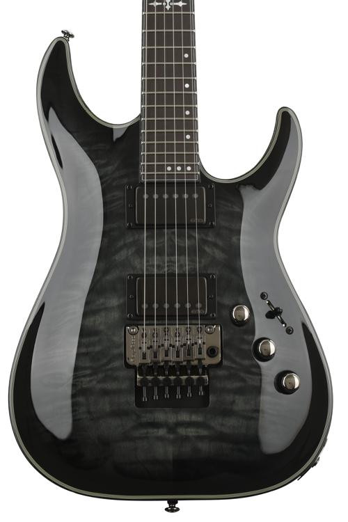 Schecter Hellraiser Hybrid C-1 FR - Trans Black Burst | Sweetwater