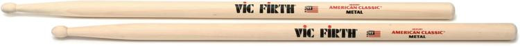 Vic Firth American Classic Drumsticks - Metal - Wood Tip