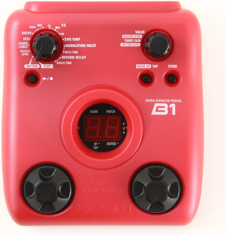 Zoom B1Bass MultiEffects Pedal Sweetwater