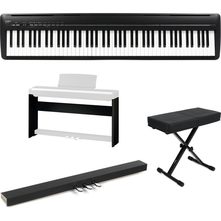 Kawai ES120 88key Digital Piano with Speakers with Stand, Triple Pedal