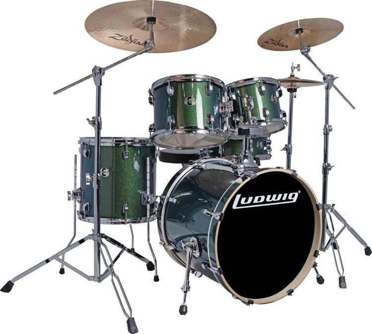 Ludwig Element Evolution LCEE200 5piece Complete Drum Set with