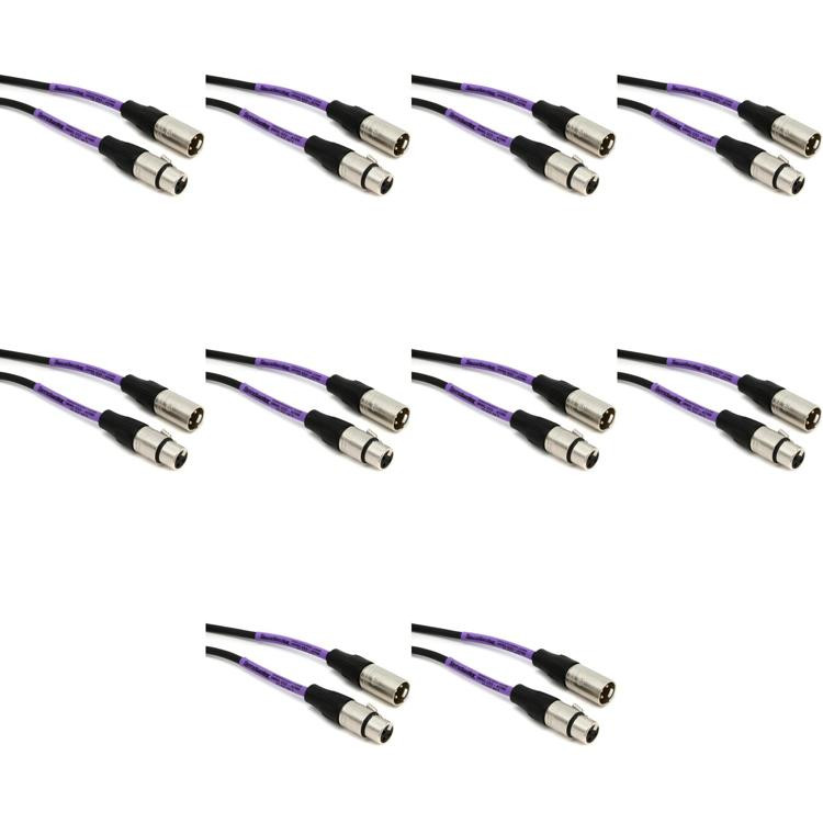 Pro Co EXM5 Excellines XLR Female to XLR Male Patch Cable 5 foot (10