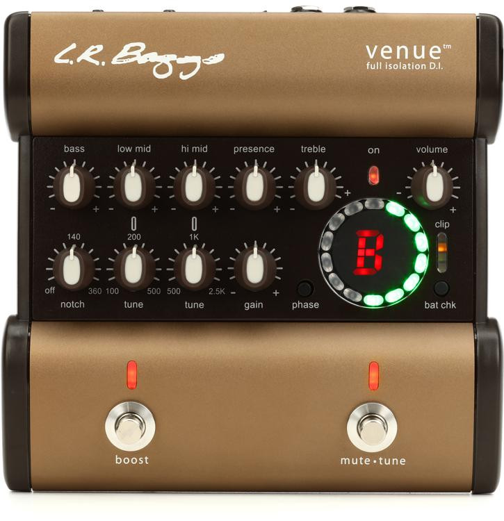 LR Baggs Venue DI Acoustic Guitar Preamp / DI / EQ / Tuner Pedal
