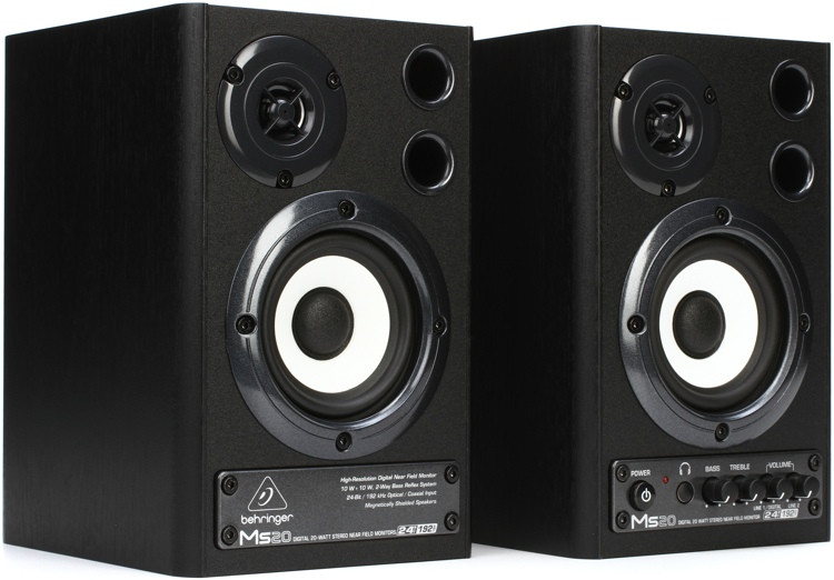 Behringer MS20 3.6" Powered Monitor System with SPDIF Sweetwater