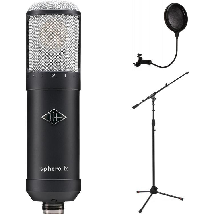 Universal Audio Sphere LX Modeling Microphone System with Mic Stand and