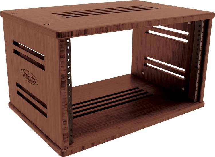 JamRacks 6 Space Rack Bronze Stain Sweetwater