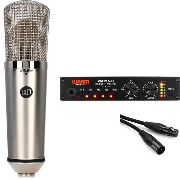 Warm Audio WA67 LargeDiaphragm Condenser Mic and WA12 MKII Preamp Bundle Sweetwater