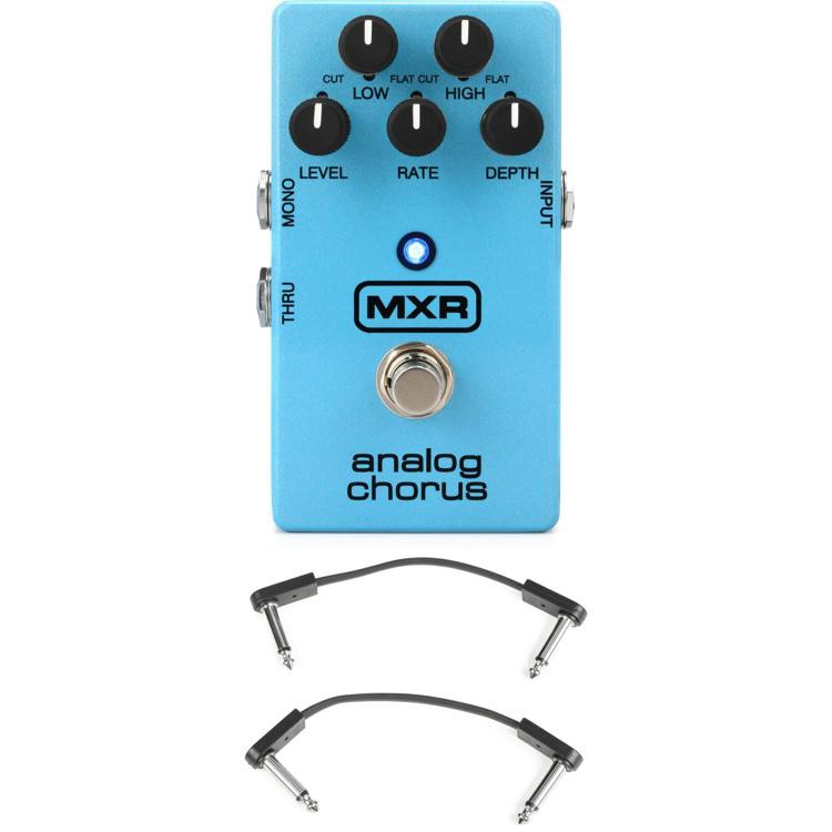MXR M234 Analog Chorus Pedal with 3 Patch Cables Sweetwater