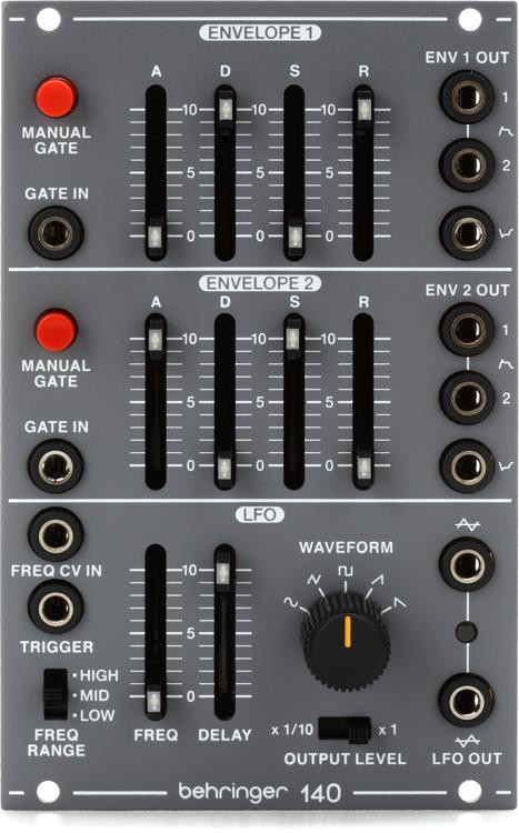 百灵达140双信封/ LFO Eurorack模块图1