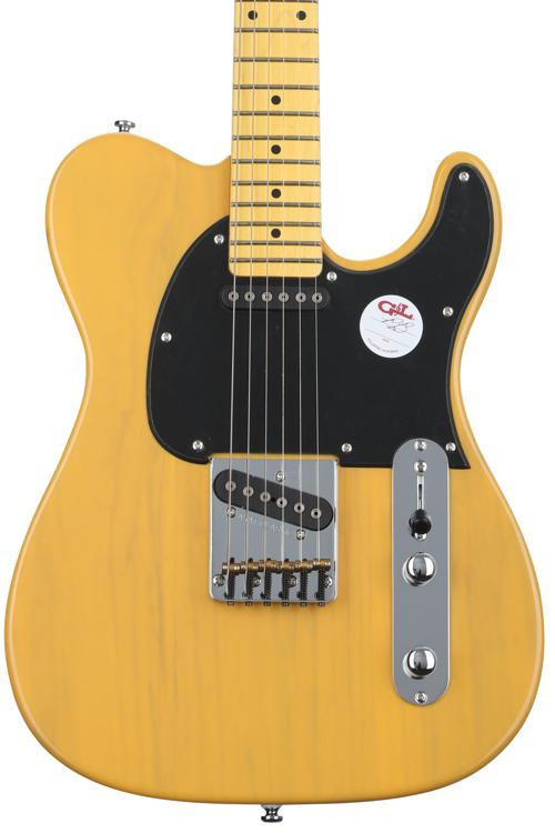 G&L Tribute ASAT Classic Electric Guitar - Butterscotch, Sweetwater ...