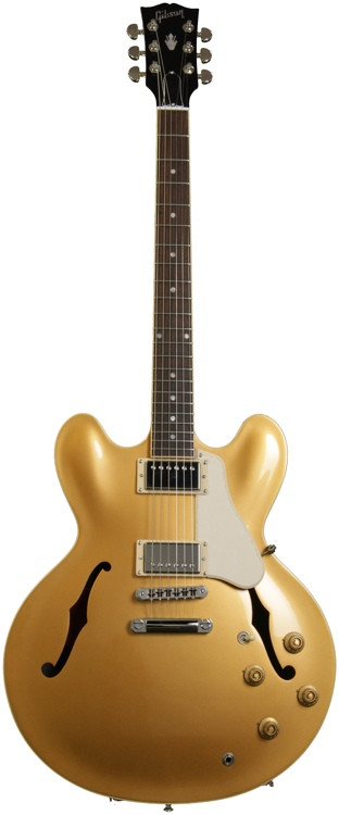 Gibson Memphis Es 335 Dot Plaintop Solid Gold Sweetwater