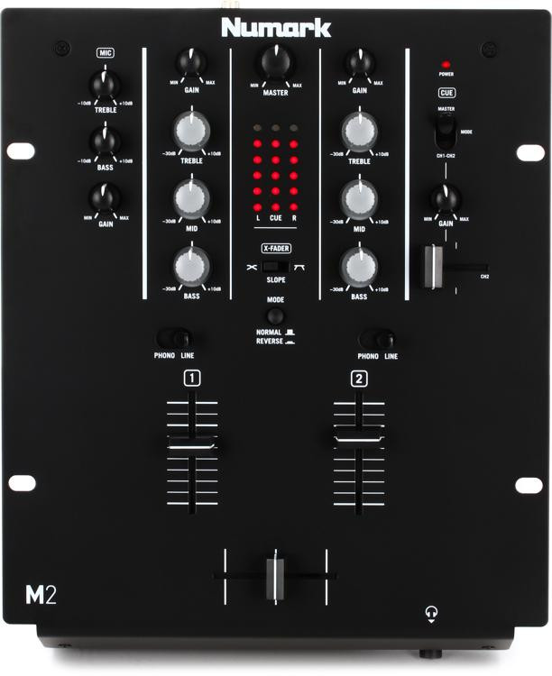 Numark M2 Scratch Mixer 2channel DJ Mixer Sweetwater