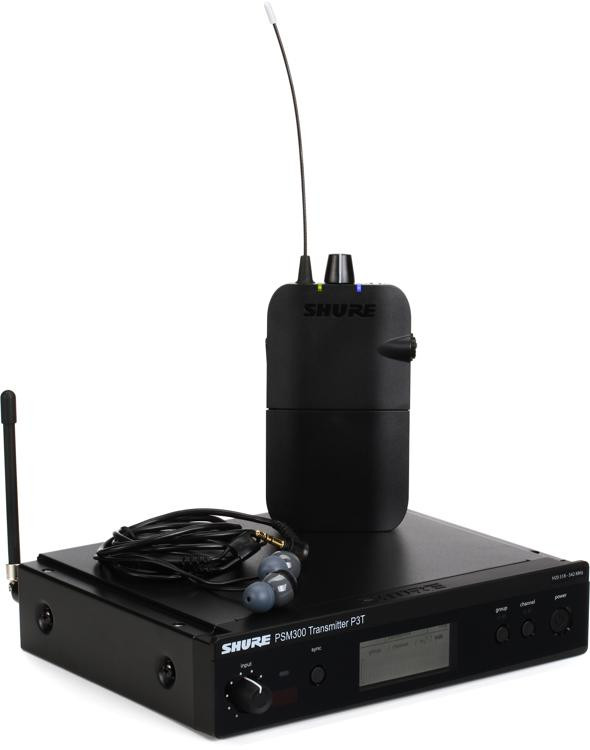 Shure P3TR112GR Wireless Inear Monitor System H20 Band Sweetwater