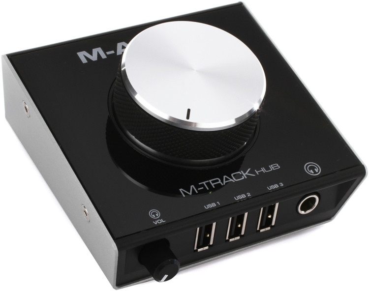 MAudio MTrack Hub 2Ch USB Monitoring Interface and 3Port USB Hub
