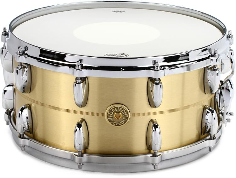 Gretsch Drums USA Bell Brass Snare Drum 6.5" x 14" Sweetwater