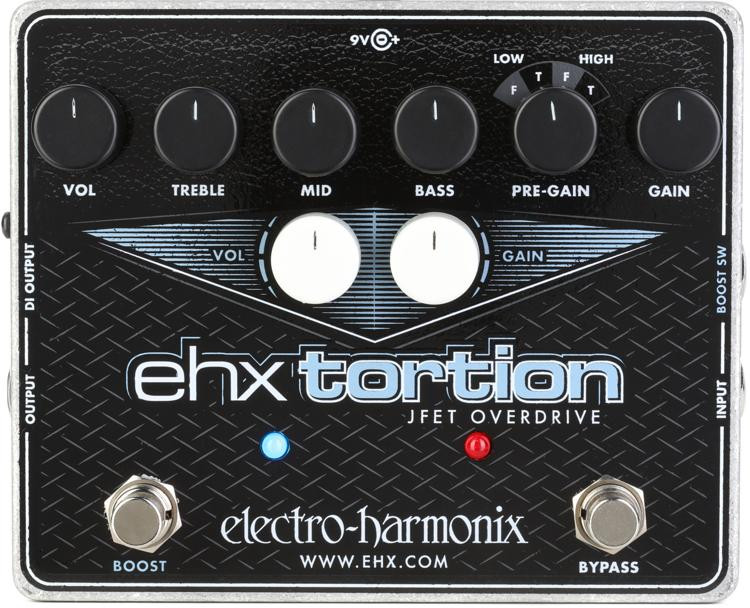 ElectroHarmonix EHX Tortion JFET Overdrive Pedal Sweetwater