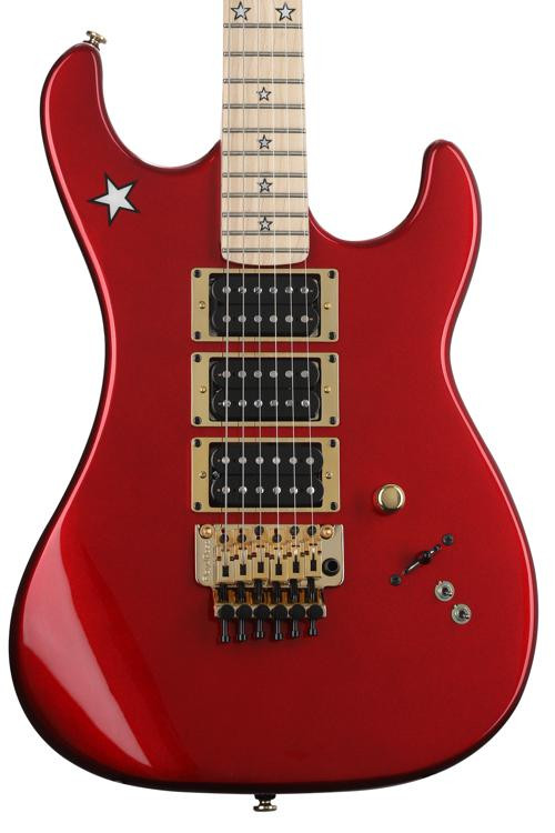 Kramer Jersey Star Electric Guitar Candy Red Sweetwater