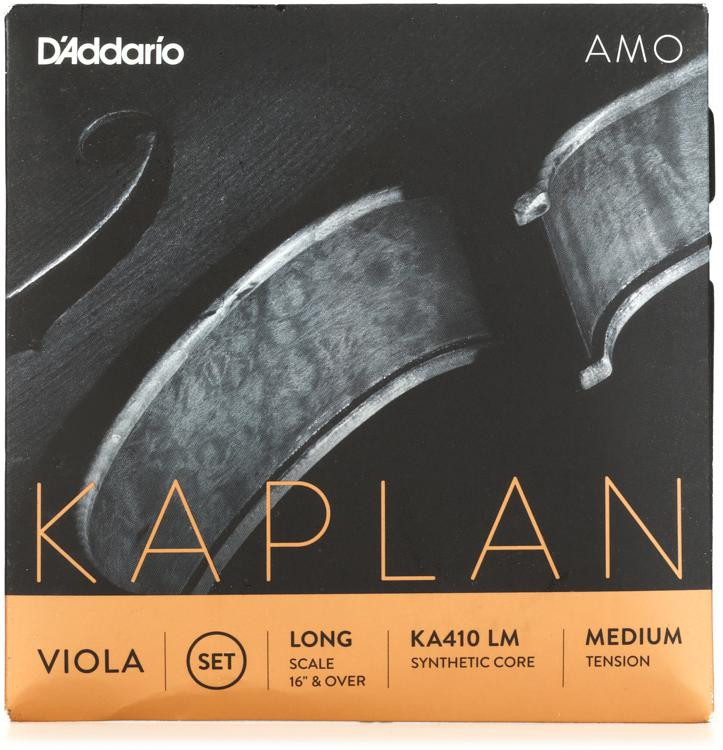 D'Addario KA410 Kaplan Amo Viola String Set Long SIze Sweetwater