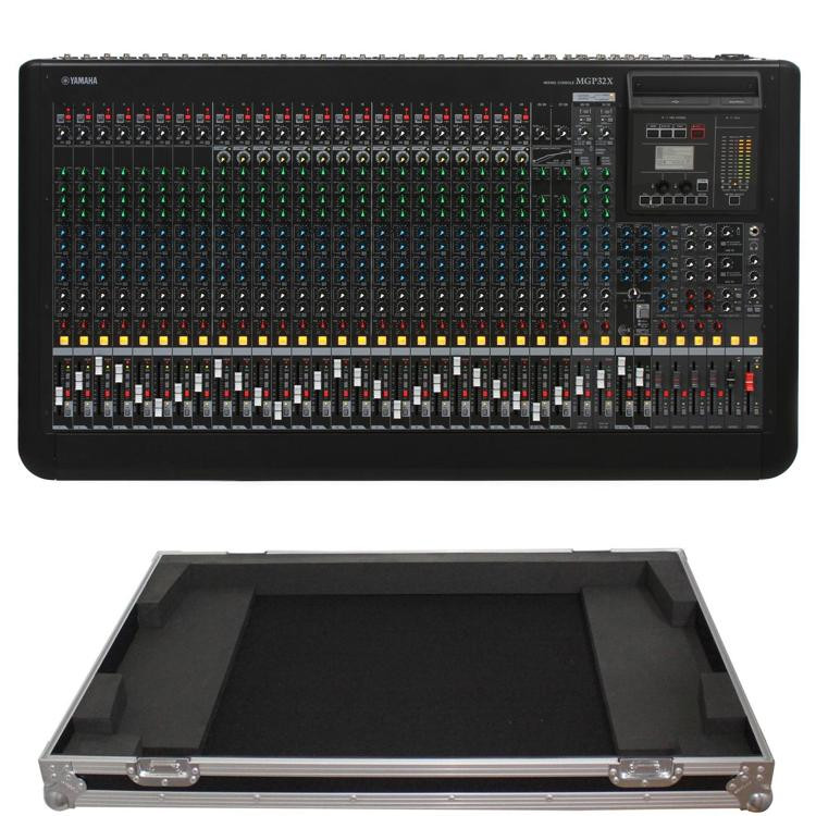 Yamaha MGP32X 32channel Mixer with Effects and Flight Case Sweetwater