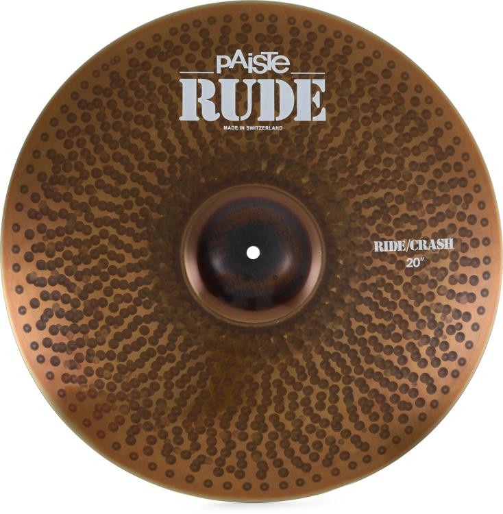 Paiste 20 inch RUDE Ride/Crash Cymbal Sweetwater