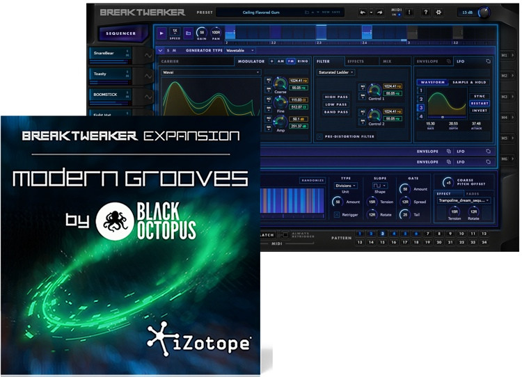 IZotope BreakTweaker Expansion: Modern Grooves By Black Octopus ...