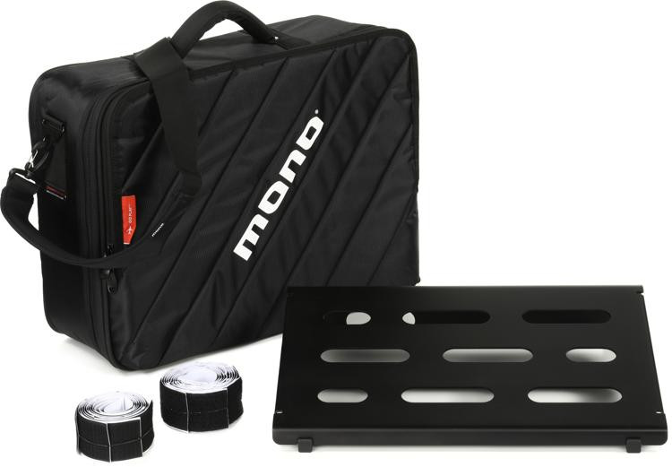 MONO Pedalboard Small With Club Accessory Case 2.0 Black Sweetwater