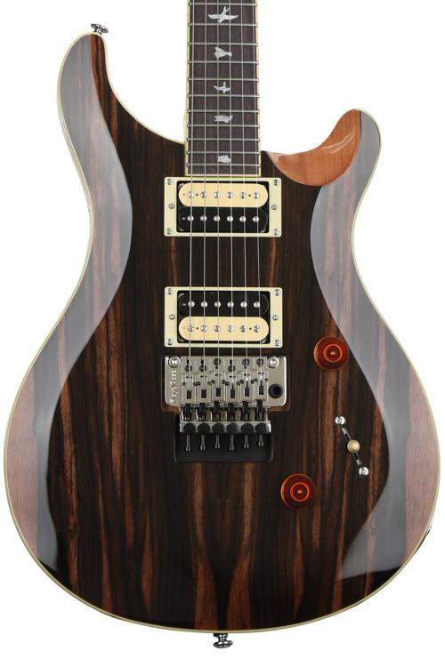 PRS SE Custom 24 Floyd Natural Rosewood with Rosewood Fingerboard Sweetwater Exclusive