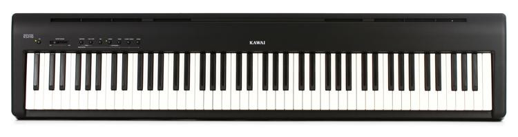 Kawai ES110 88-key Digital Piano with Speakers - Gloss Black image 1