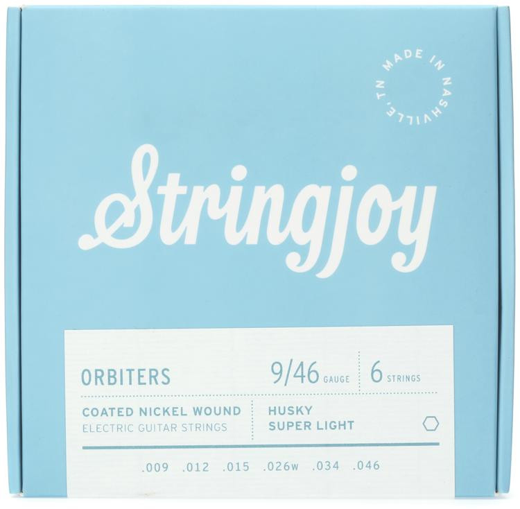 Stringjoy Orbiters Husky Coated Nickel-wound Electric Guitar Strings ...