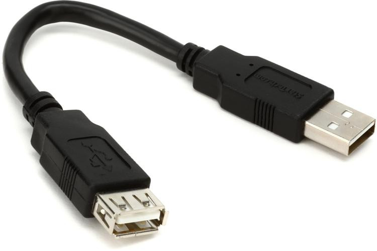 Startech H38334 USB Extension Cable - 6 inch | Sweetwater