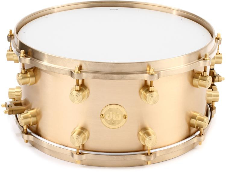DW True Cast Bell Bronze Snare Drum 6.5" x 14" Sweetwater