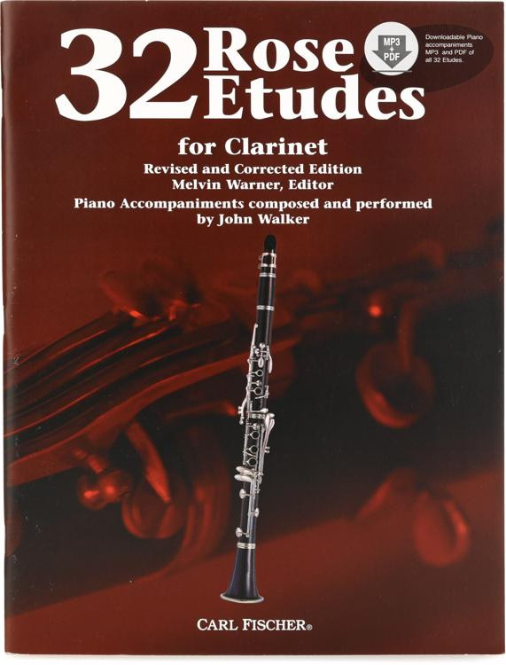 Carl Fischer 32 Rose Etudes for in Bb Book Sweetwater