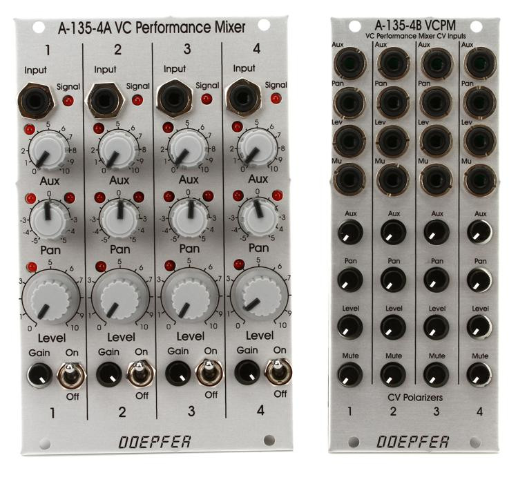 Doepfer A1354A/B Voltage Controlled Performance Mixer and CV Input
