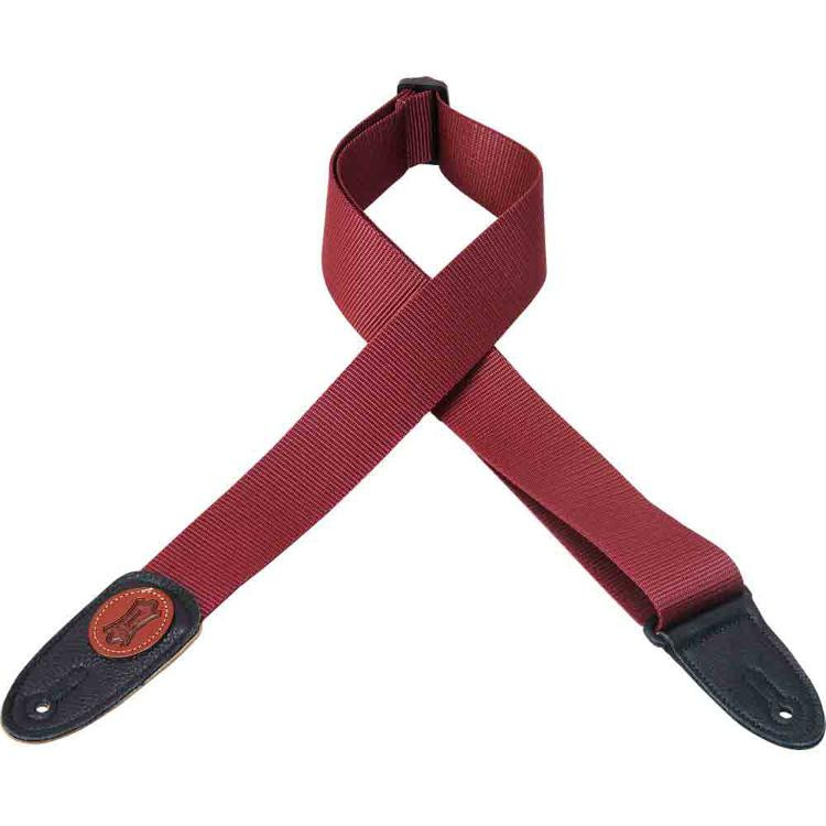 Levy's MSS8 SoftHand Polypropylene Guitar Strap Burgundy Sweetwater