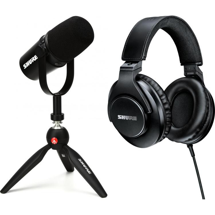 オーディオ機器 その他 Shure MV7 USB Microphone Podcast Bundle