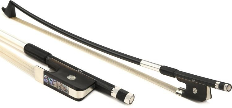 GEWA Carbon French Double Bass Bow, Full-lined Nickel - 3/4 Size ...