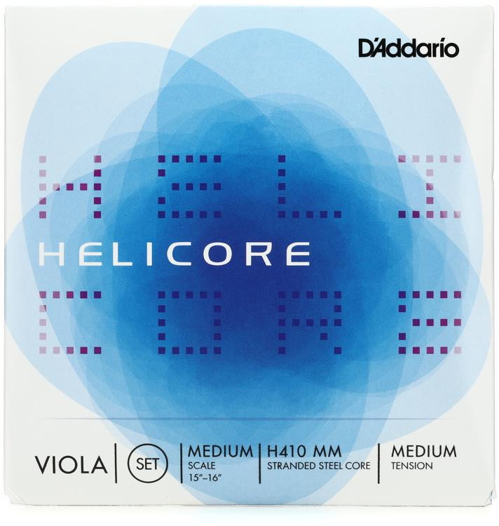 D'Addario H410 Helicore Viola String Set Medium Size Sweetwater