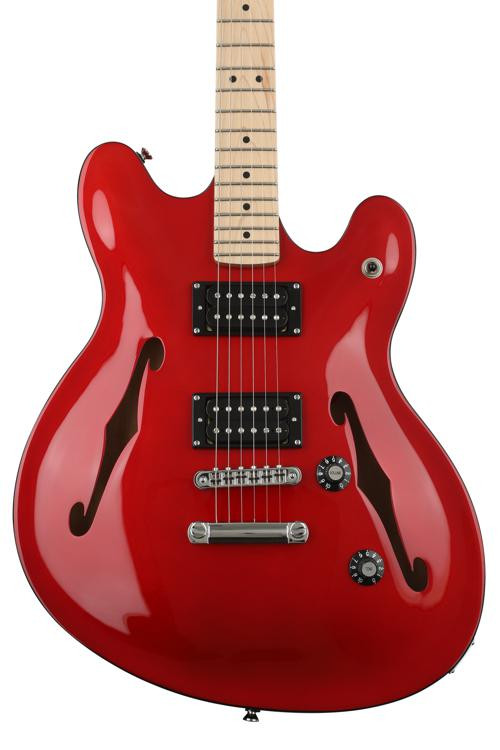 squier starcaster red