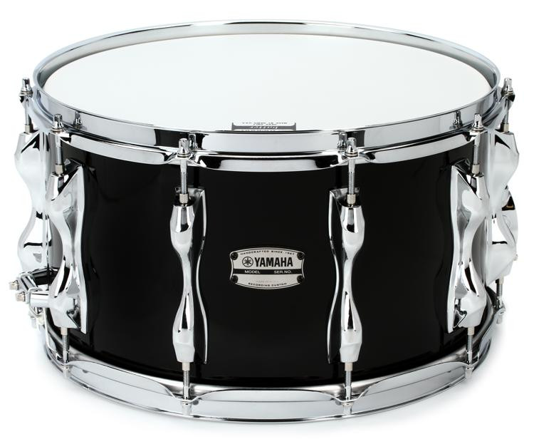 Yamaha Recording Custom Snare Drum 8 x 14 inch Solid Black Sweetwater