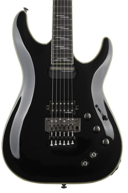 Schecter C1 FRS Blackjack Electric Guitar Black Gloss Sweetwater