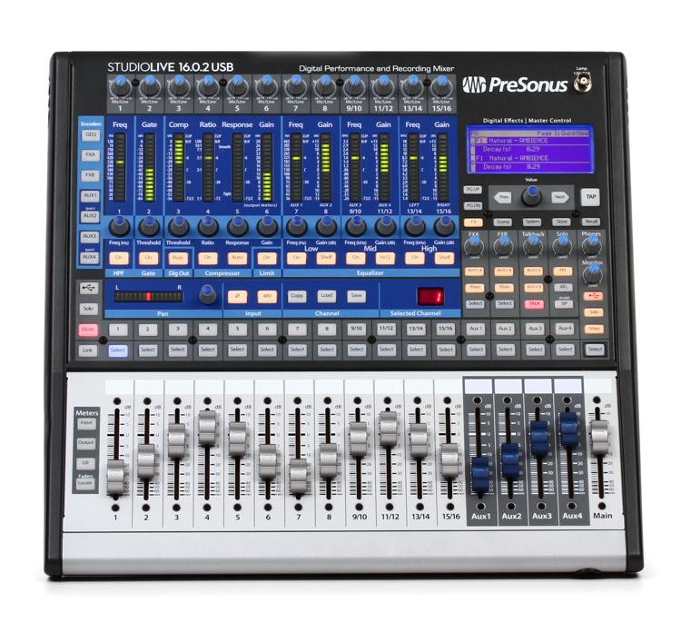 PreSonus StudioLive 16 0 2 USB Digital Mixer Sweetwater