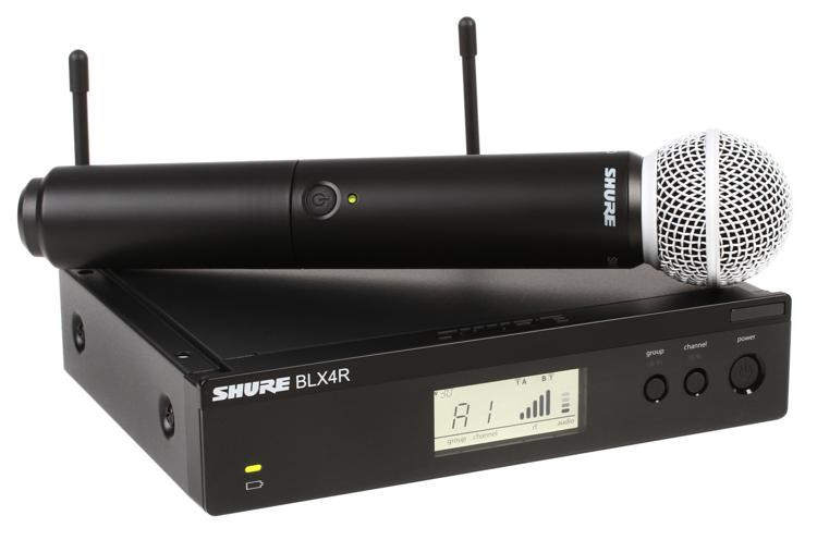 Shure BLX24R/SM58 Wireless Handheld Microphone System - J11 Band ...